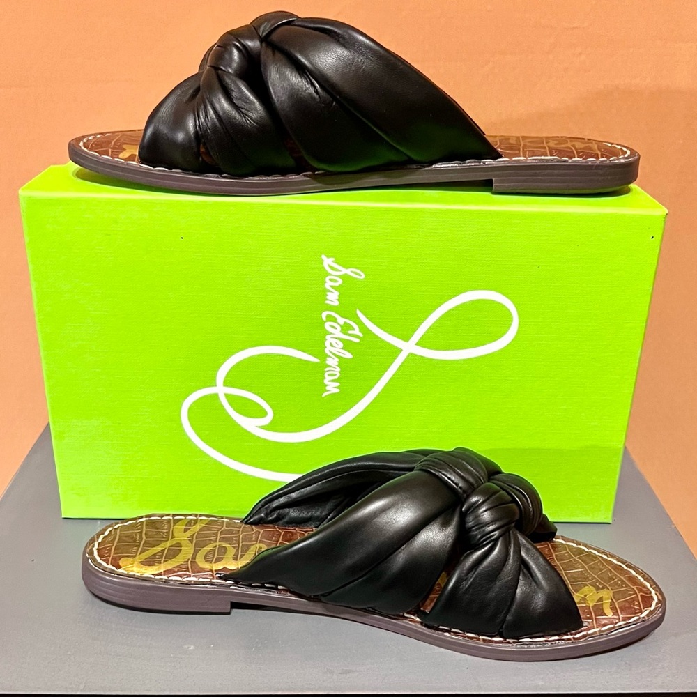 Sam Elderman, leather slides